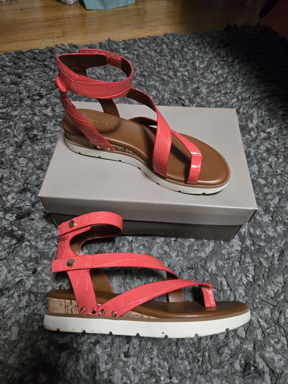 Franco Sarto Women's Daven Gladiator Sandals - Picture 3 of 5